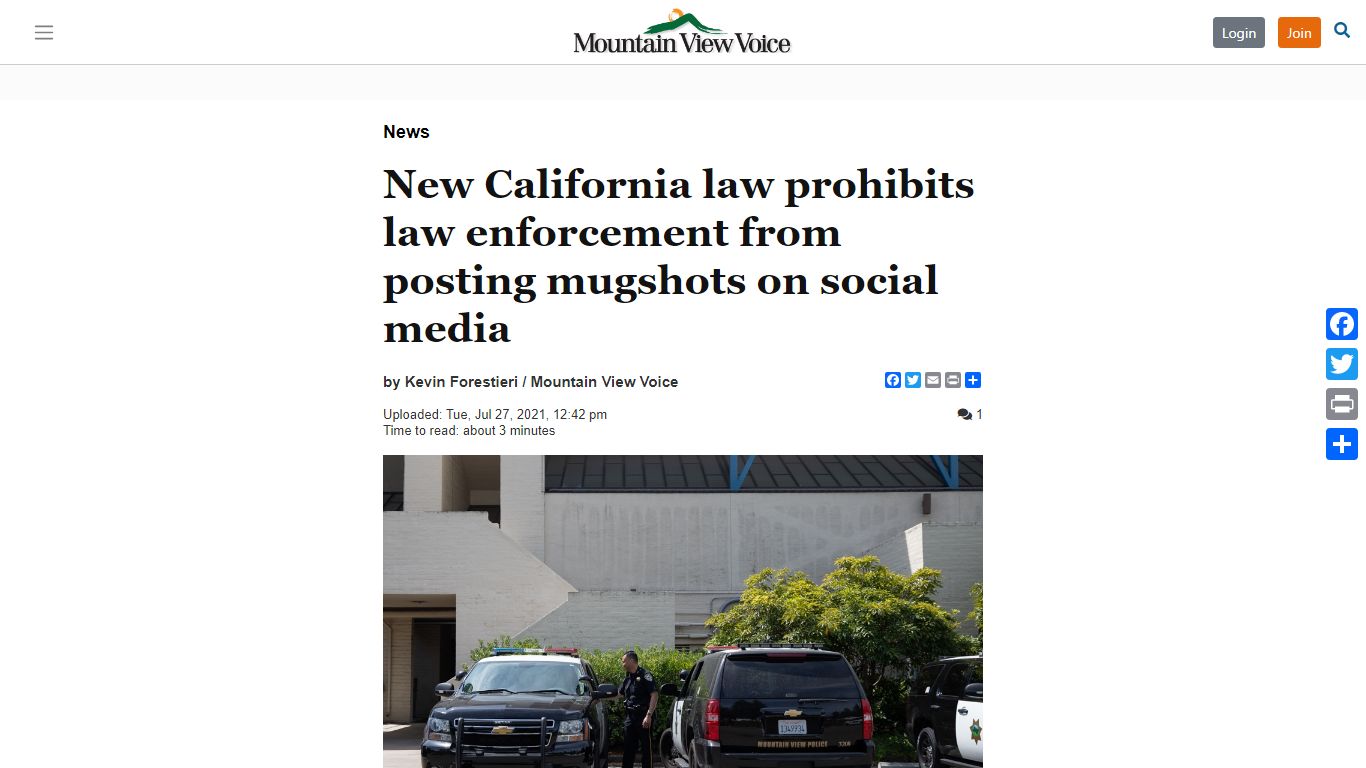 New California law prohibits law enforcement from posting mugshots on ...